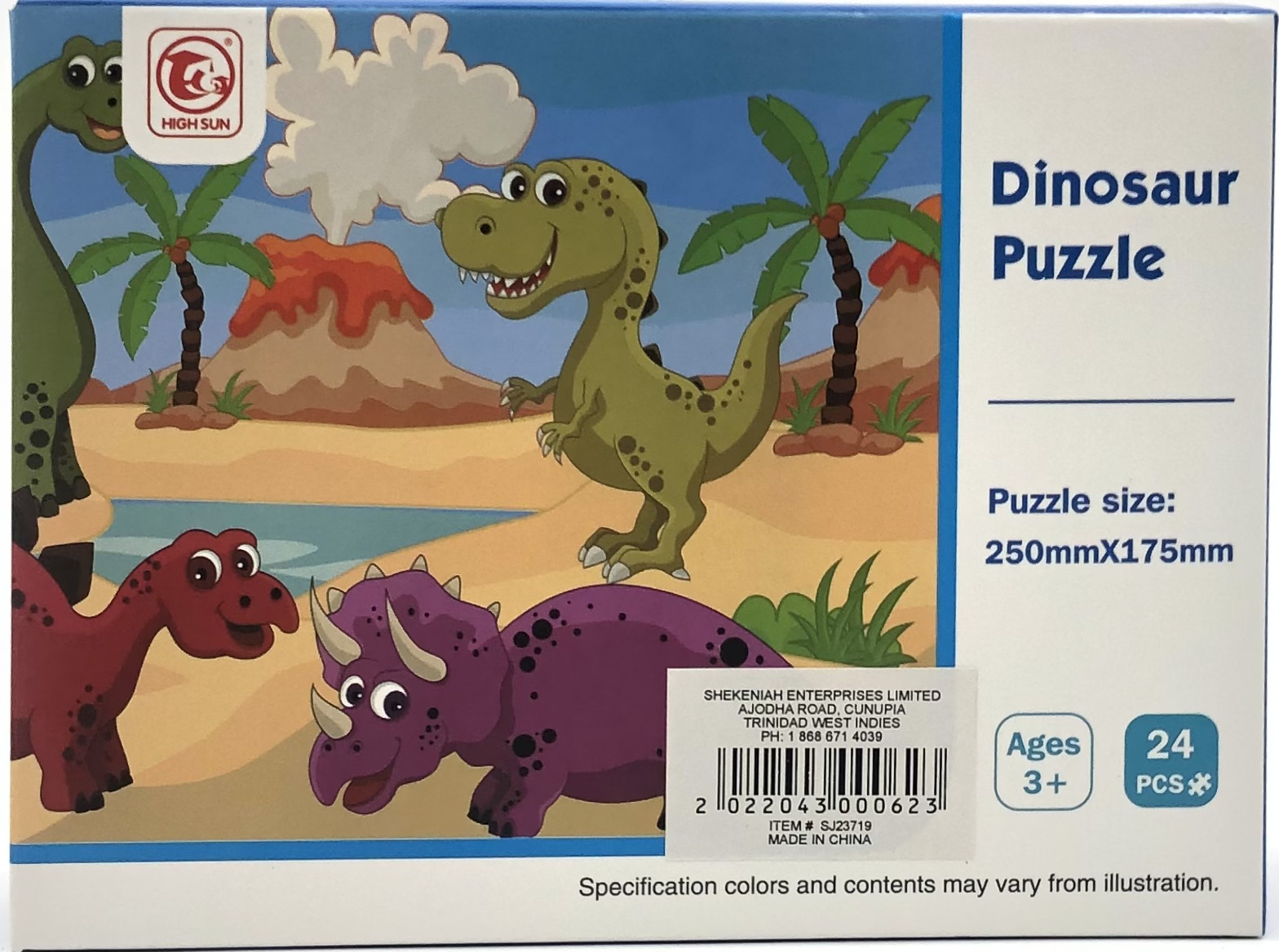 dinosaur puzzle(24 pcs)