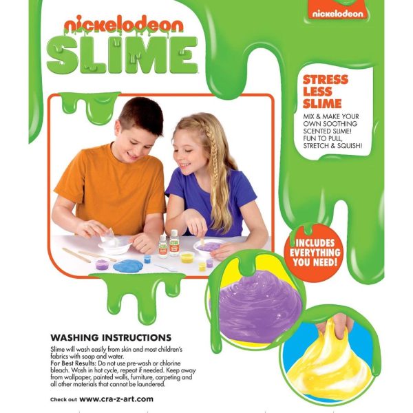 Cra-z-art Nickelodeon Slime Kit, Stress Less - D'best Toys