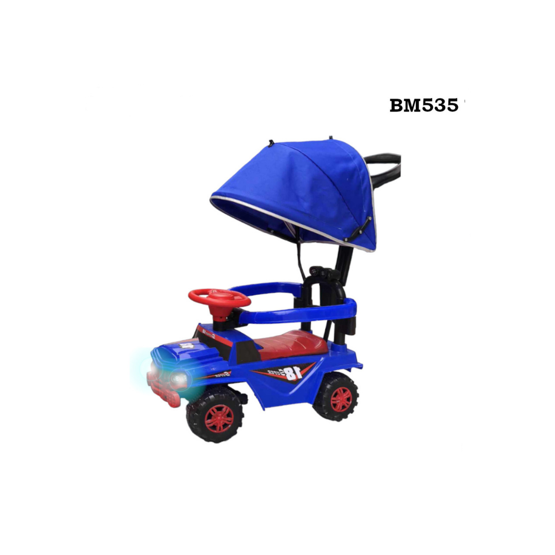 sports 18 push car – blue