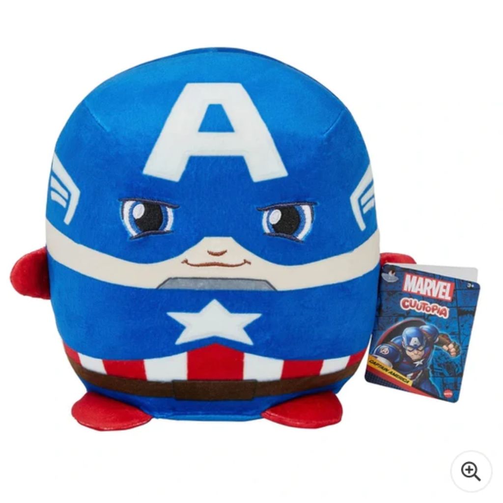 Marvel Cuutopia 7″ Plush - Captain America - D'best Toys