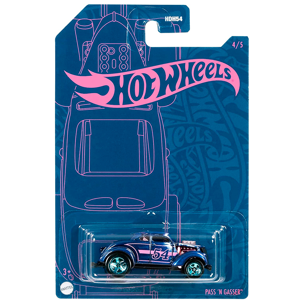 hot wheels pearl and chrome 54th anniversary edition pass n' gasser