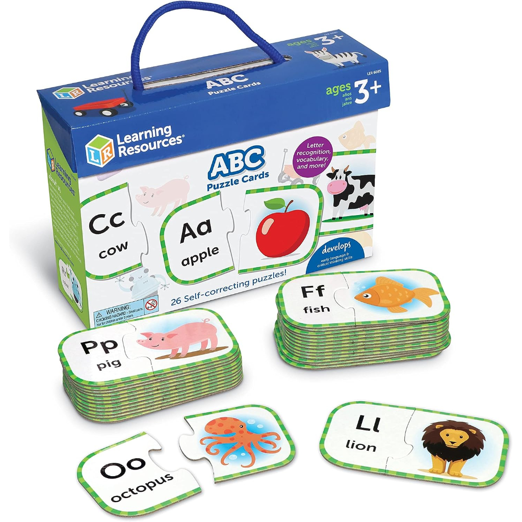 learning resources abc puzzle cards