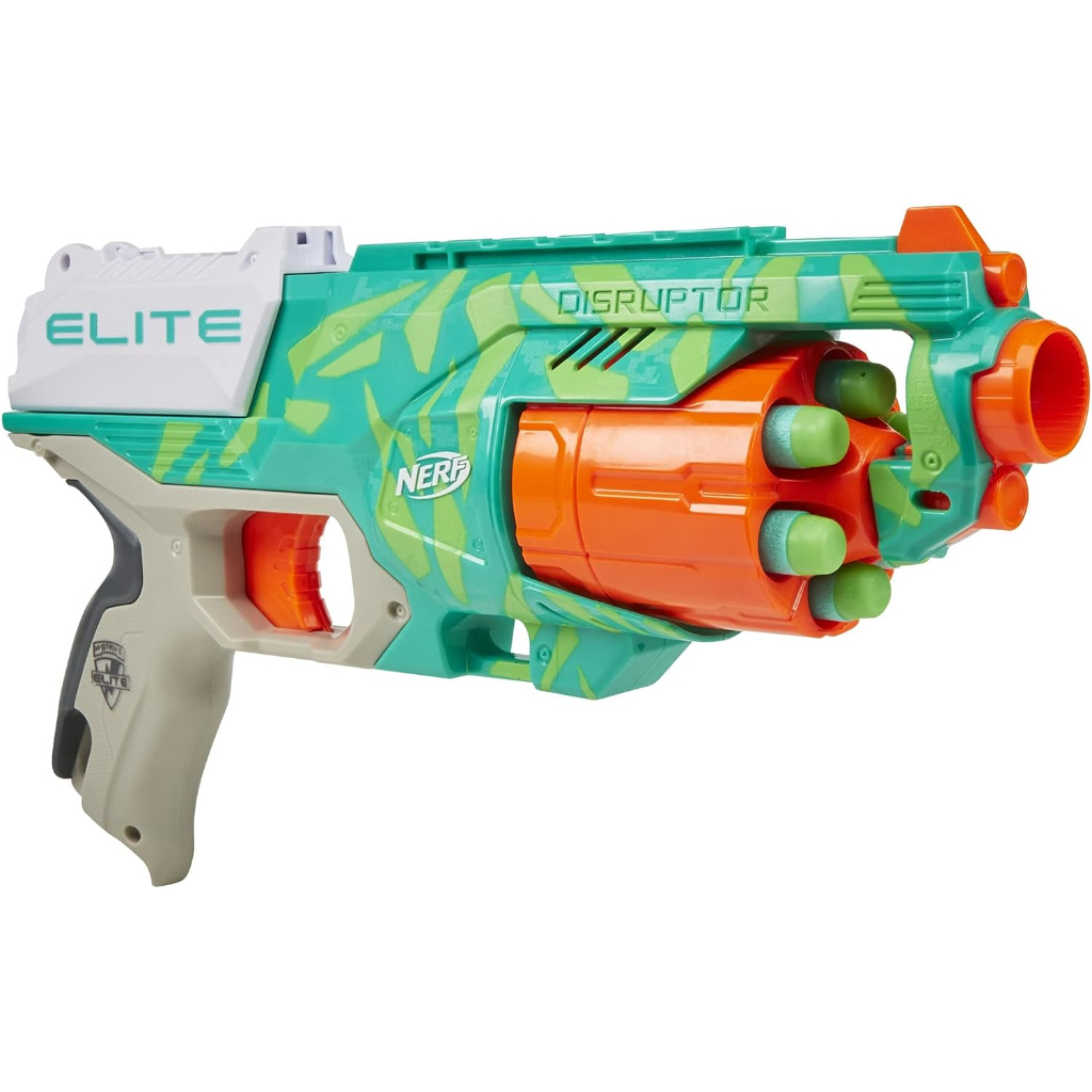 nerf elite disruptor 6 dart rotating drum