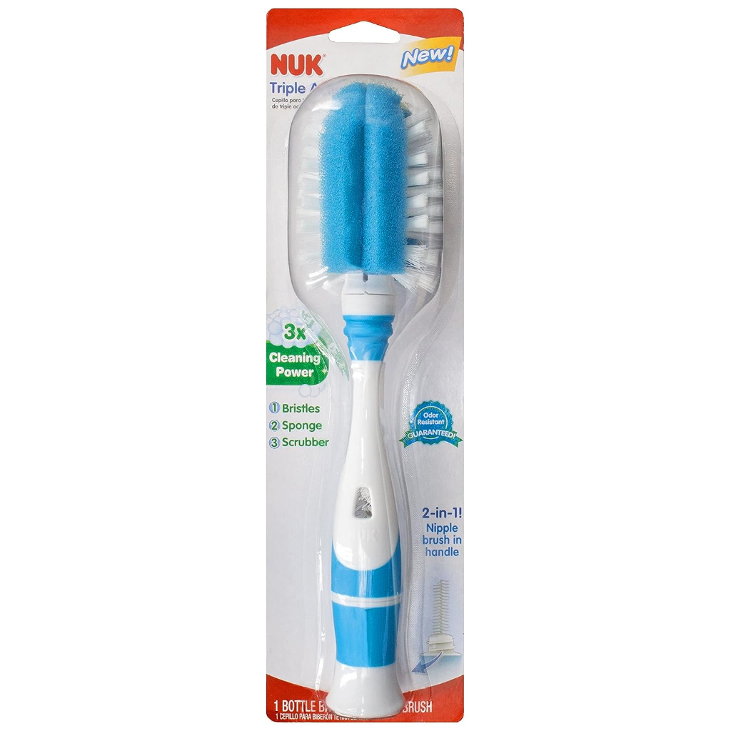 nuk triple action brush