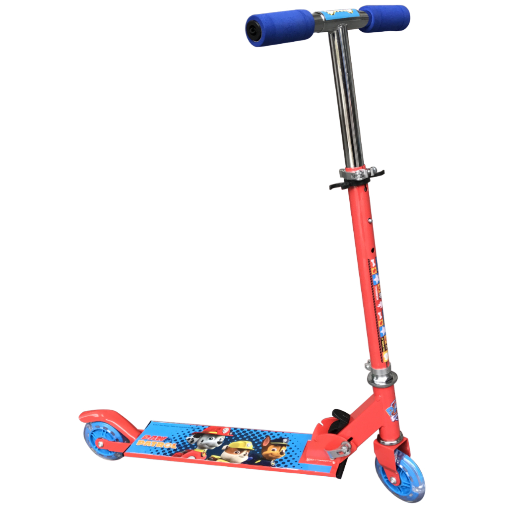 paw patrol 2 wheels scooter with lights