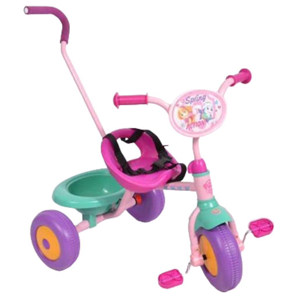 paw patrol girl tricycle with belt