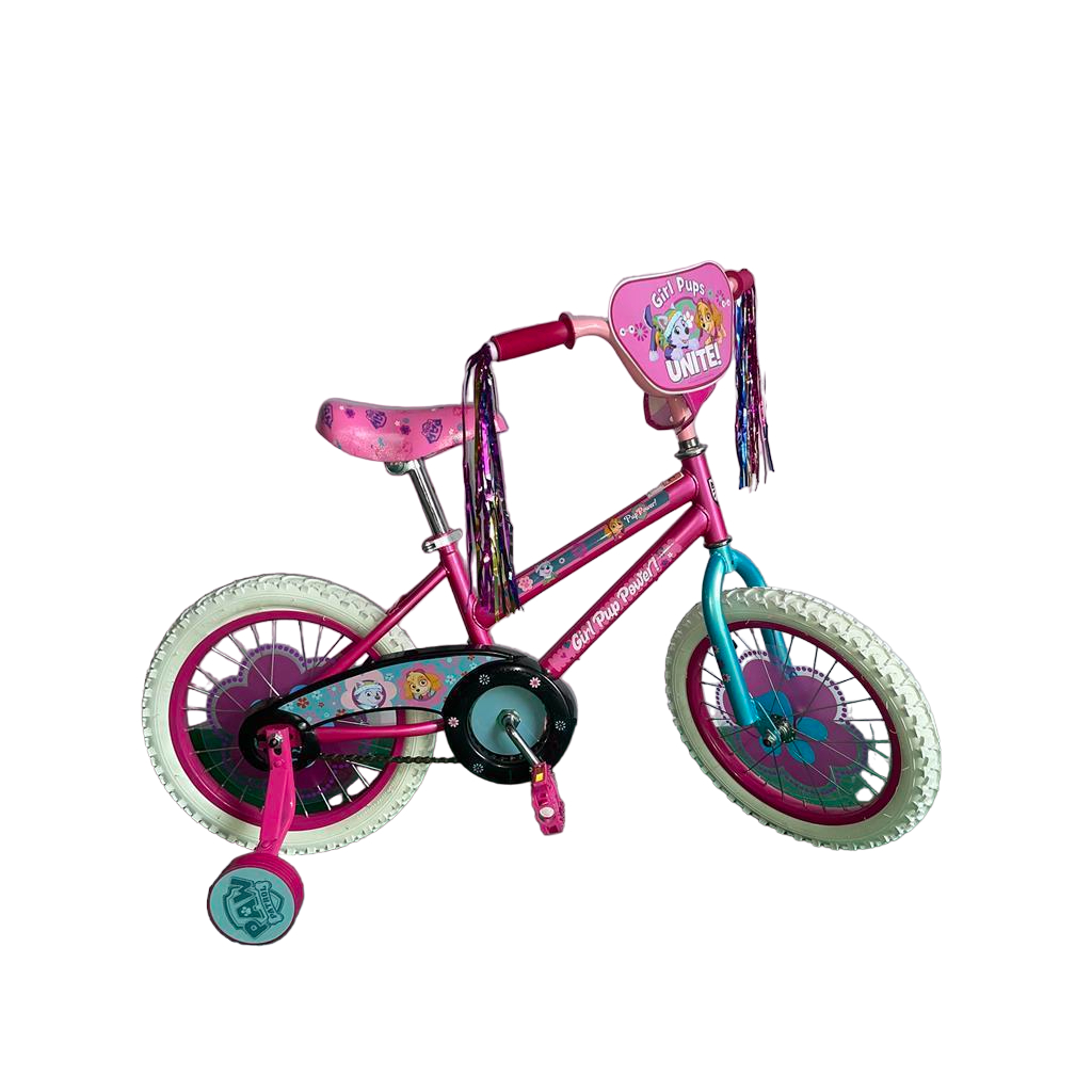 16 inch paw patrol bike online girl