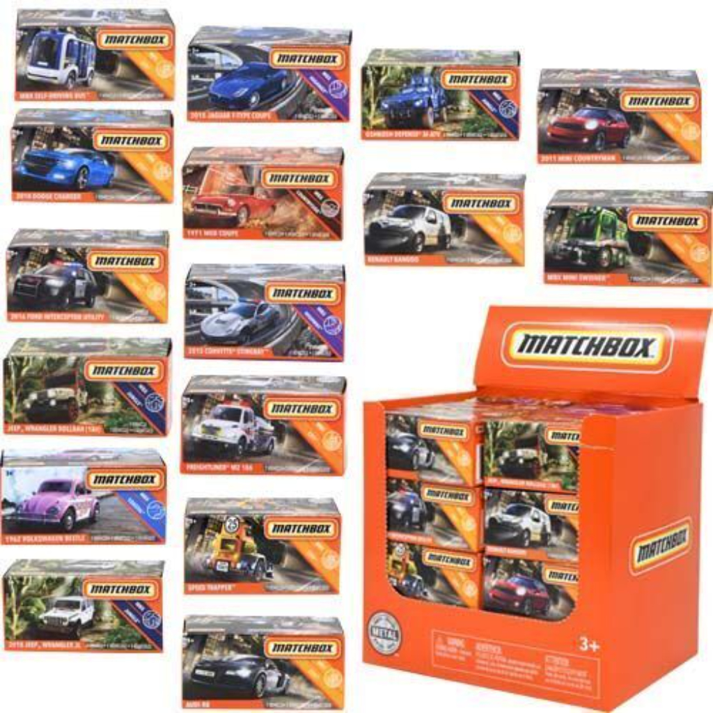 assorted match box cars