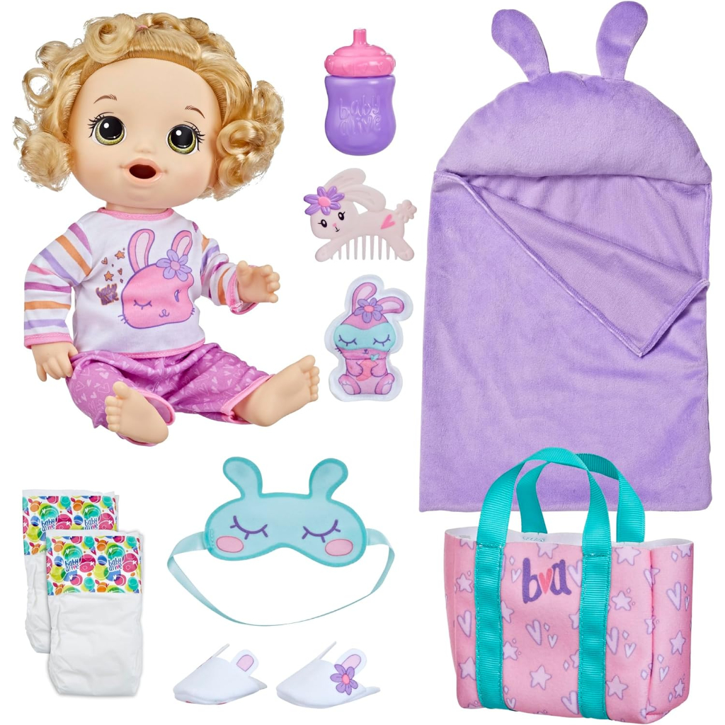 baby alive bunny sleepover baby doll4