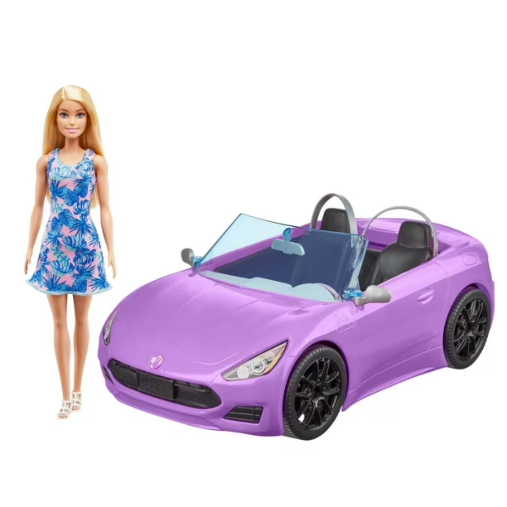 barbie doll and vehicle (purple)1