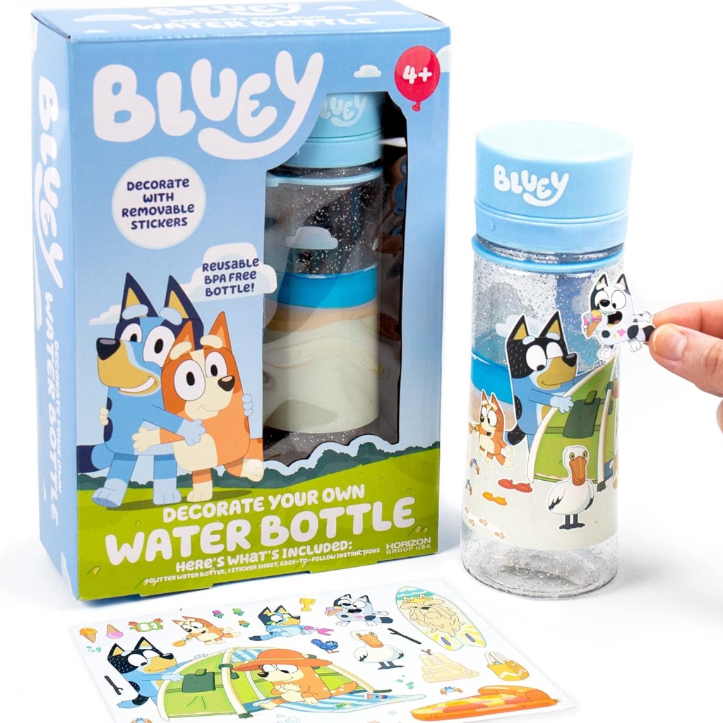 bluey decorate your own water bottle7