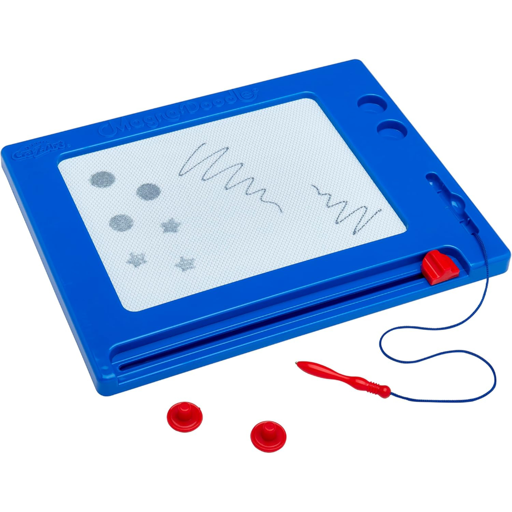 cra z art retro magna doodle magnetic drawing board for kids 3 and up, blue:white8