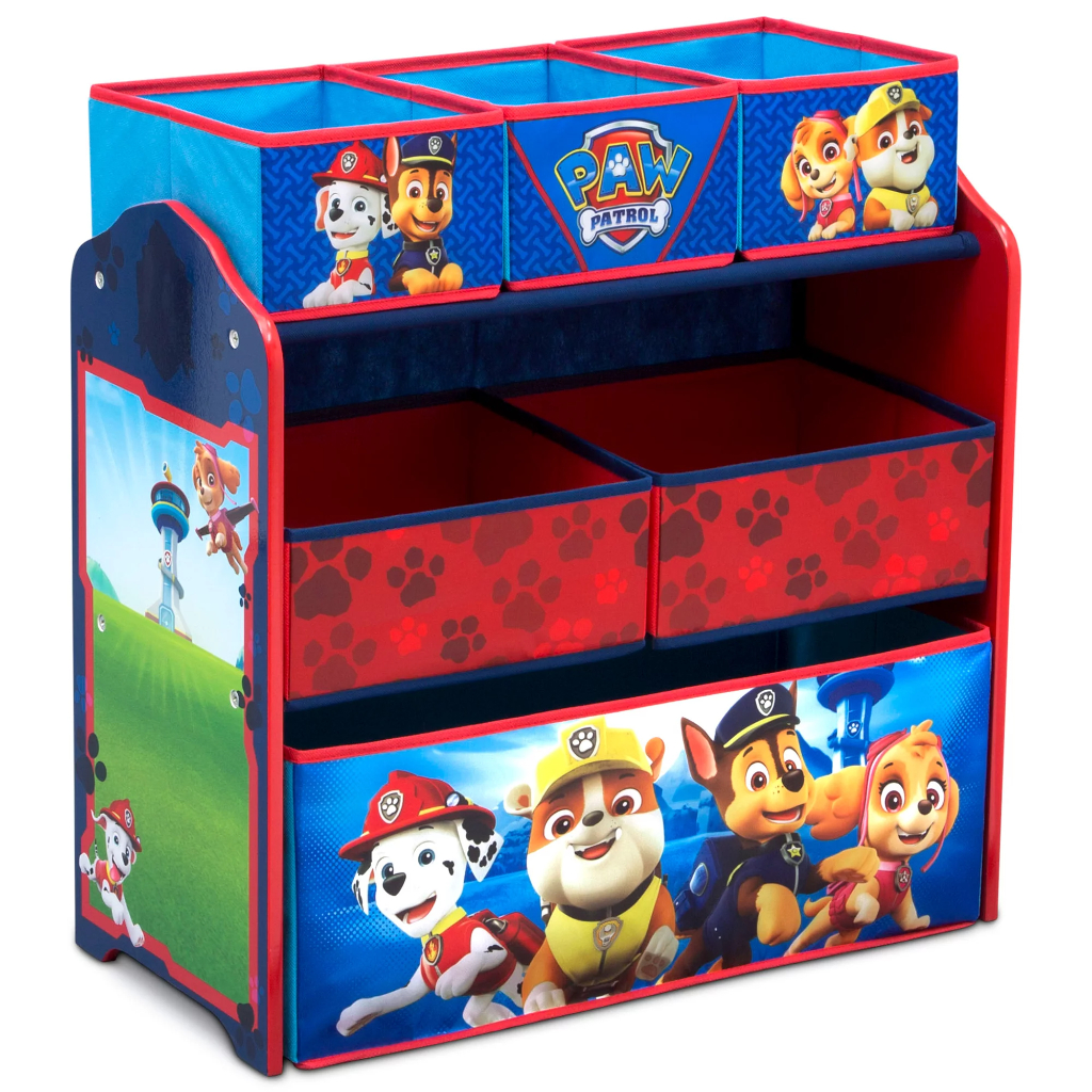 delta children paw patrol design & store multi bin toy storage organizer9