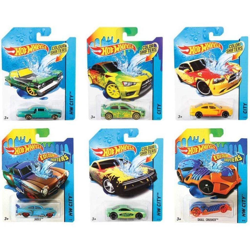 hot wheels color change 1:64 vehicle assorted1