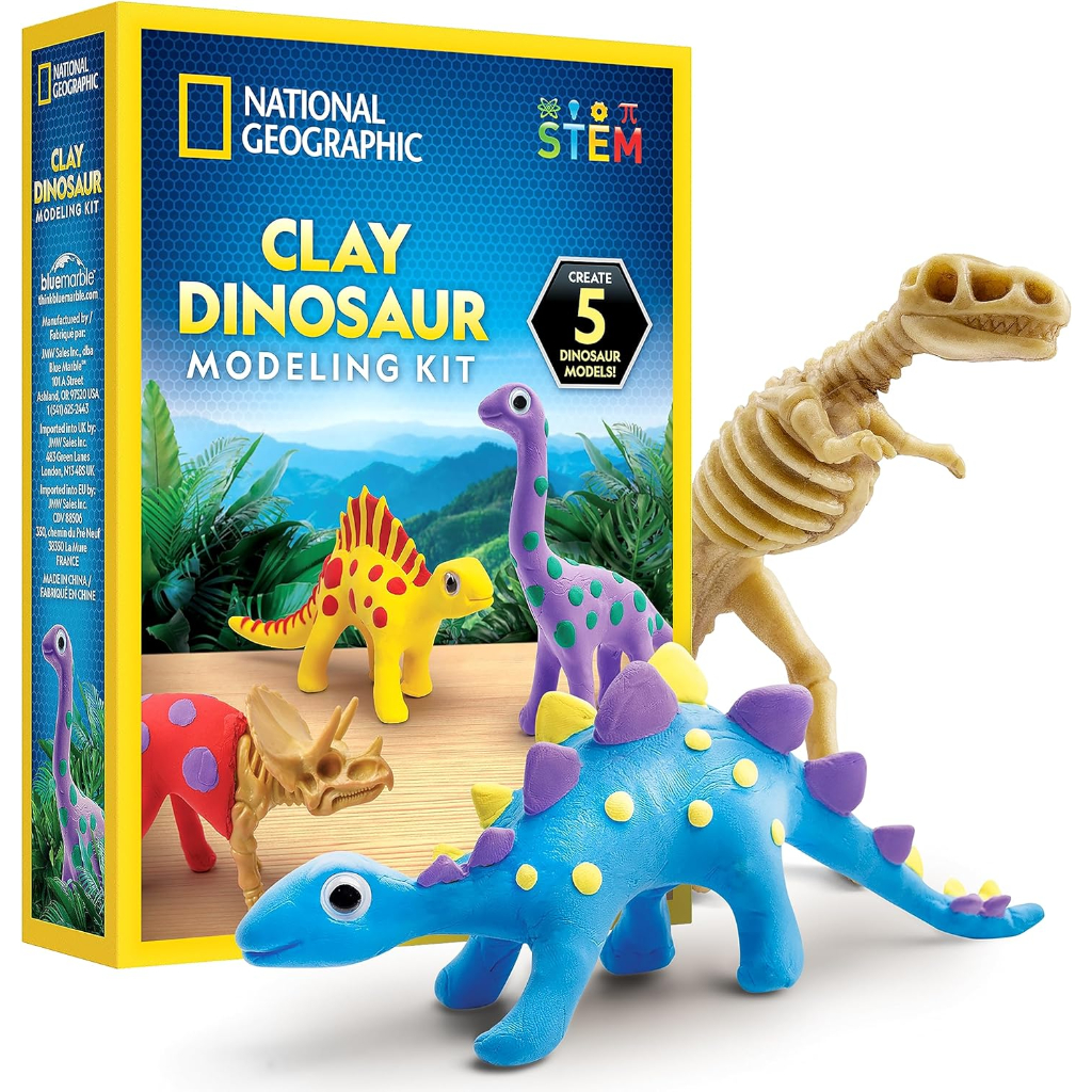 national geographic clay dinosaur arts & crafts kit4