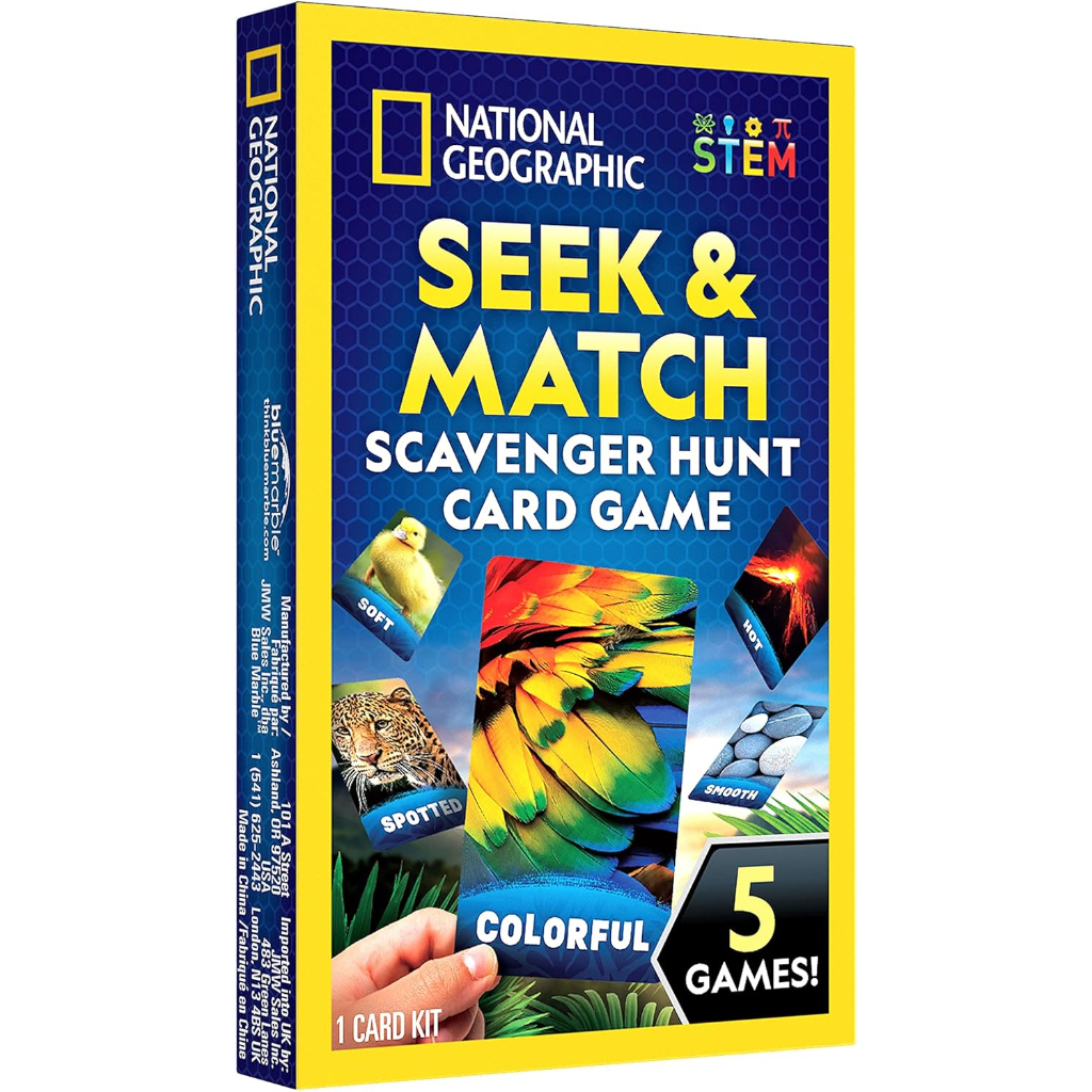 national geographic scavenger hunt for kids card game 1