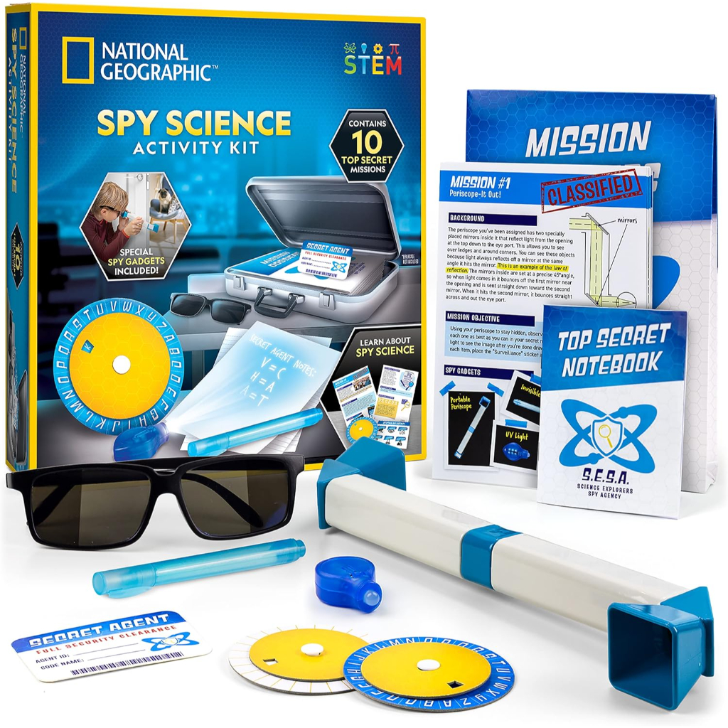 national geographic spy science kit kids spy activity set6