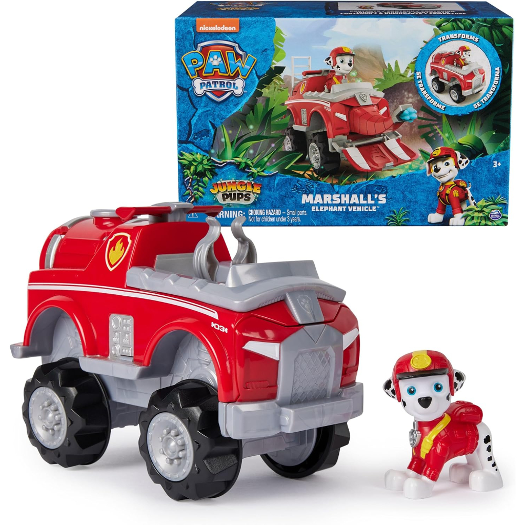 paw patrol jungle pups, marshall elephant vehicle1