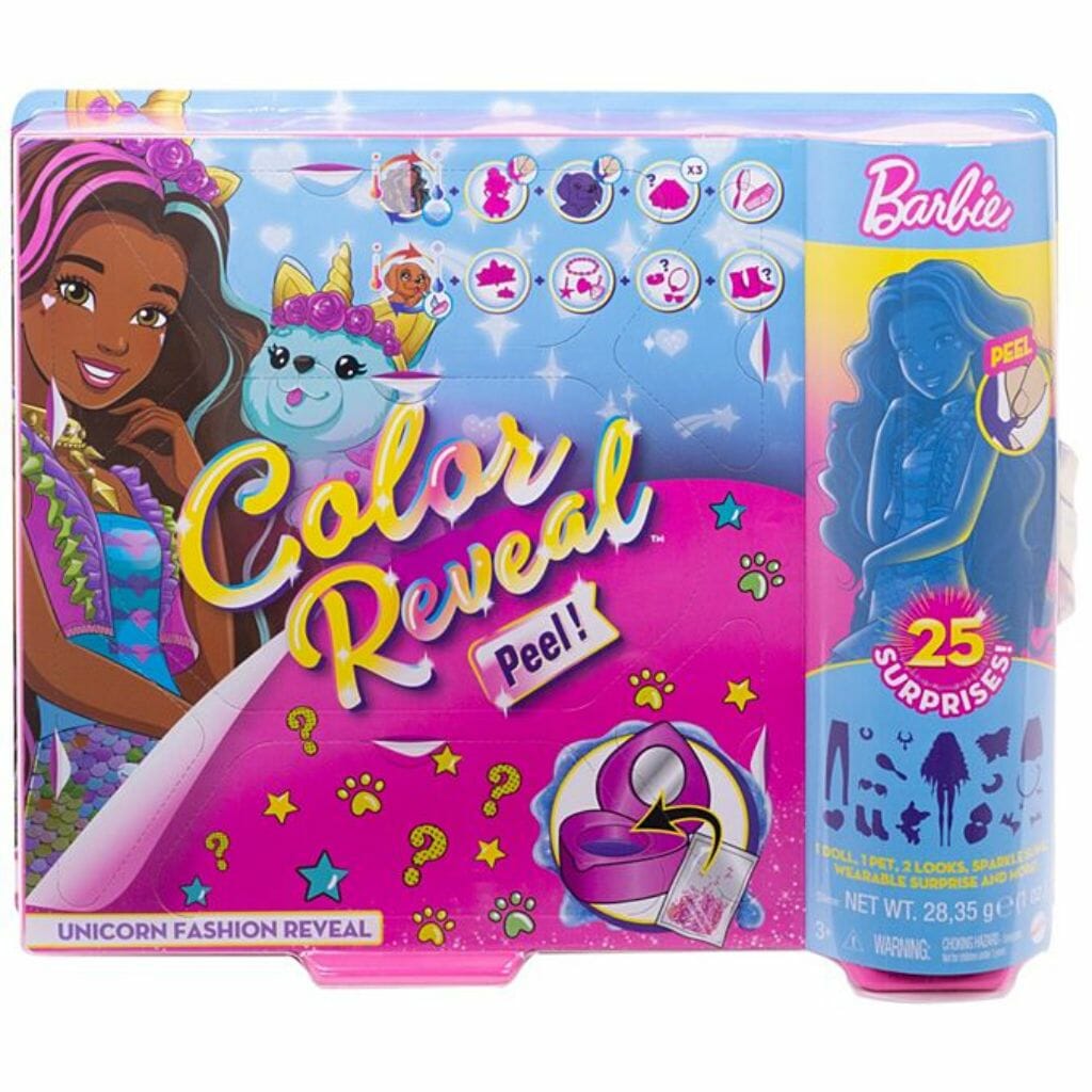 Download Barbie® Color Reveal™ Peel Doll with 25 Surprises ...
