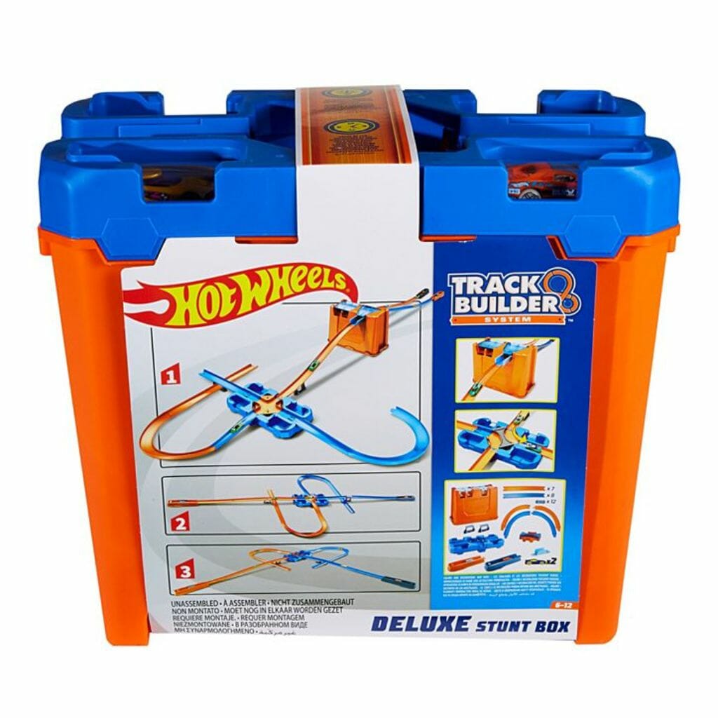 Hot Wheels Deluxe Stunt Box Giftable Set - D'Best Toys